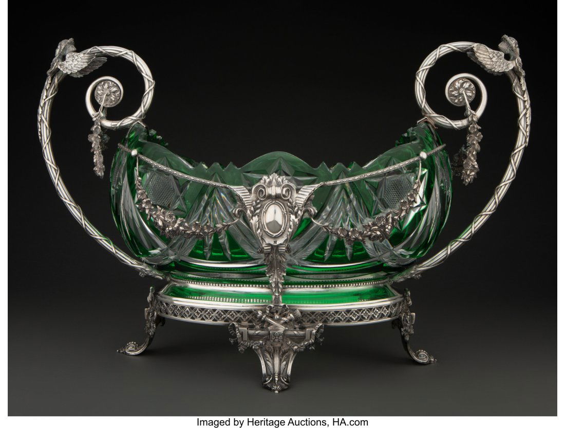 A Large Portuguese Silver Figural Center Piece w (1 of 6)