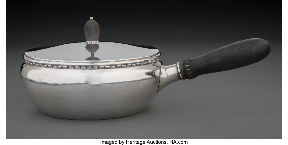 A Georg Jensen No. 55C Silver and Ebony Covered (1 of 4)