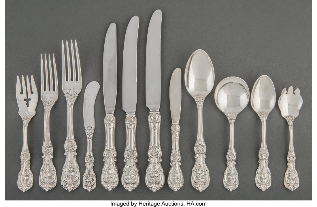 A One Hundred Ninety-Two-Piece Reed & Barton Fra (1 of 4)