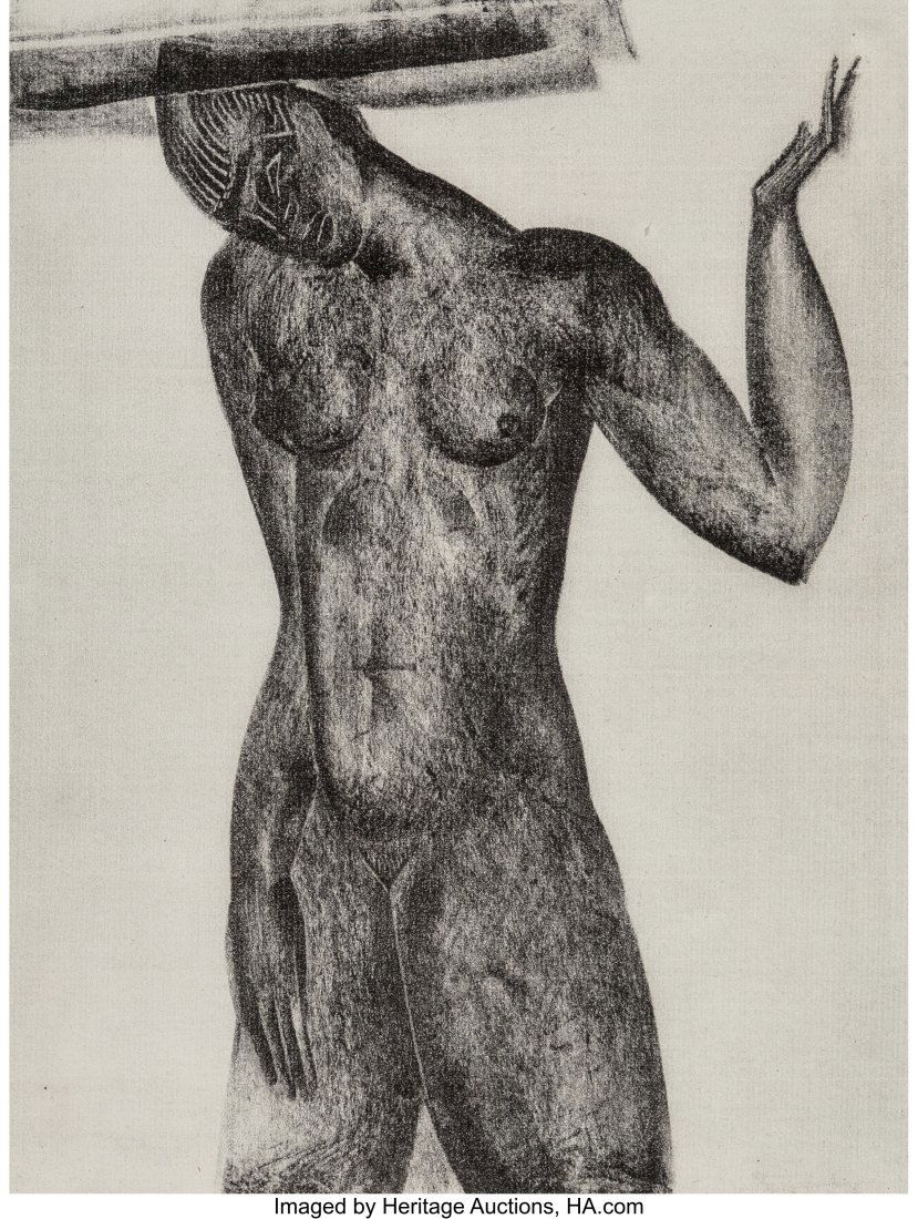 Boris Lovet-Lorski (American, 1894-1973) Lithogr: Boris Lovet-Lorski (American, 1894-1973) Lithographs Volume I (complete portfolio of 10), 1929 Lithograph on paper, each 15-1/4 x 11-1/2 inches (38&p