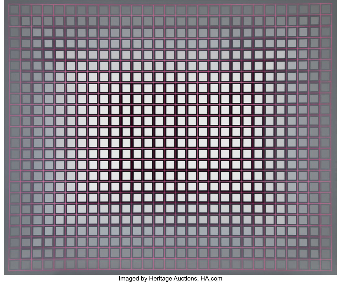 Julian Stanczak (1928-2017) Crisp, 1977 Acrylic (1 of 3)