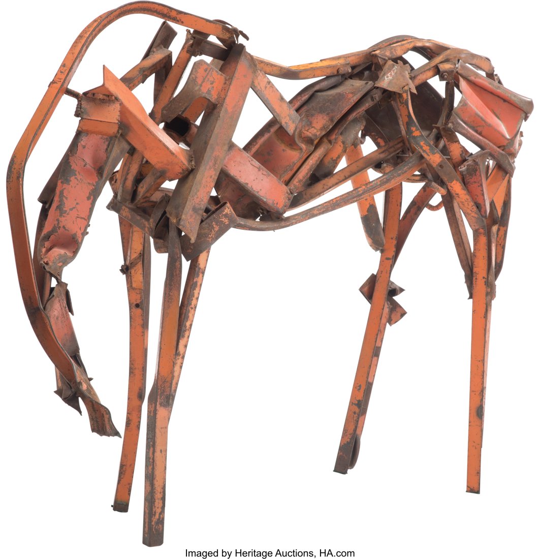 Deborah Butterfield (b. 1949) Rufus Welded found: Deborah Butterfield (b. 1949) Rufus Welded found steel 42 x 57 x 18 inches (106.7 x 144.8 x 45.7 cm) PROVENANCE: Private collection, acquire