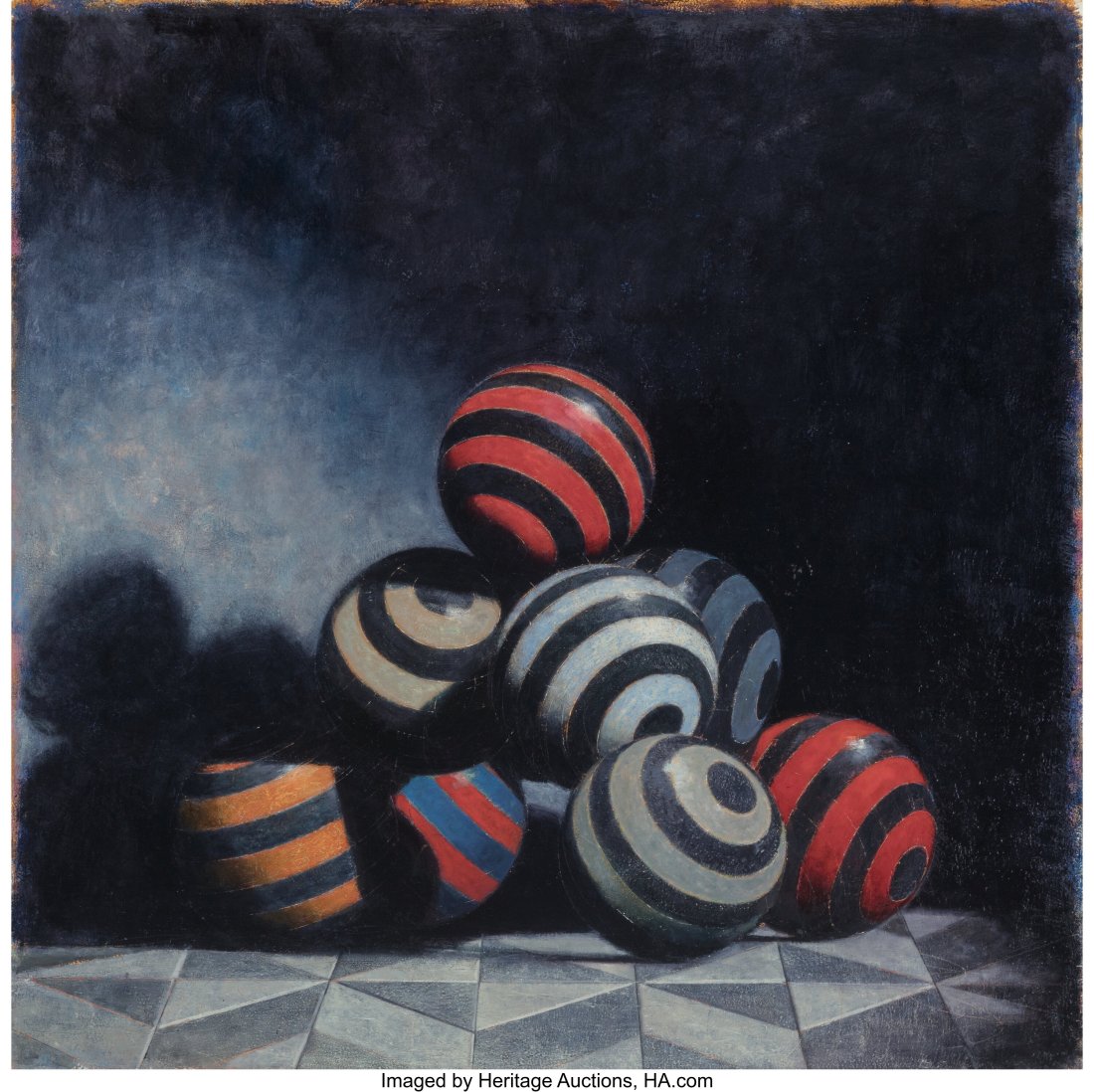 John S. Gibson (b. 1958) India, 2011 Oil on pane (1 of 3)