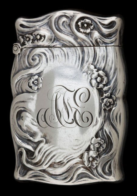 A BLACKINTON SILVER MATCH SAFE R. Blackinton &: A BLACKINTON SILVER MATCH SAFE R. Blackinton & Co., North Attleboro, Massachusetts, c