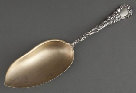 A DUHME SILVER AND SILVER GILT ICE CREAM TROWEL: A DUHME SILVER AND SILVER GILT ICE CREAM TROWEL The Duhme Company, Cincinnati, Ohio,