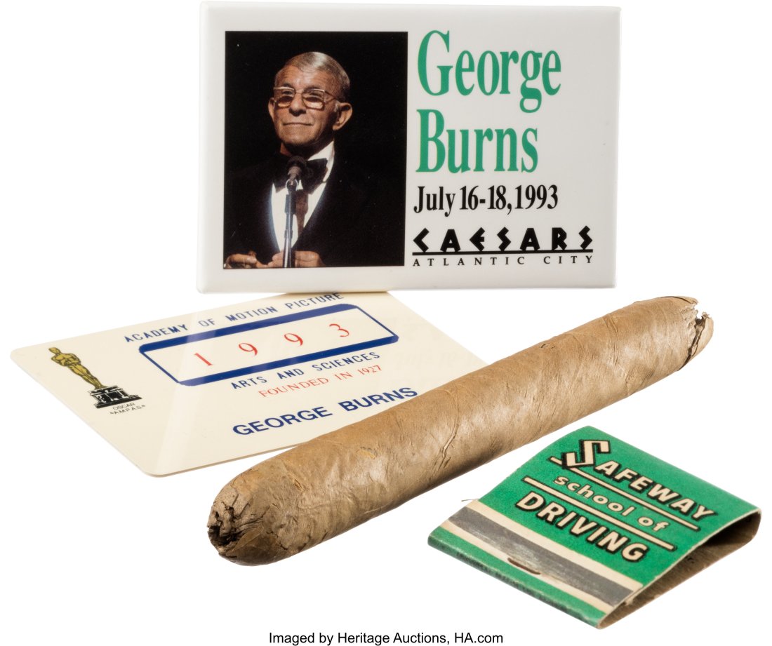 George Burns Unsmoked Cigar, Pack of Matches, 19 (1 of 1)