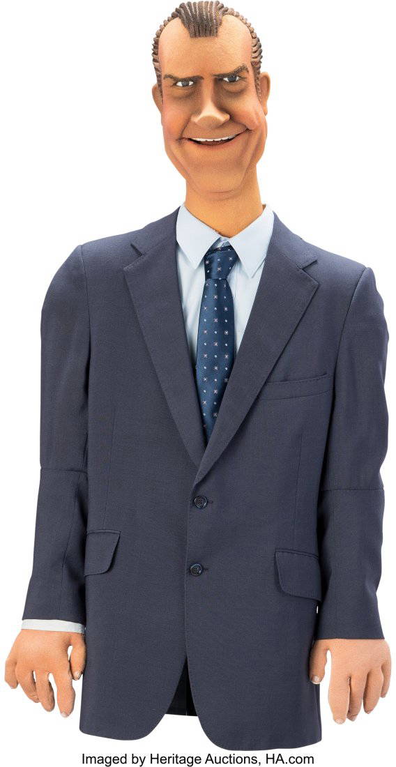89426 Richard Nixon Humansized Puppet From D.c. Folli Auction