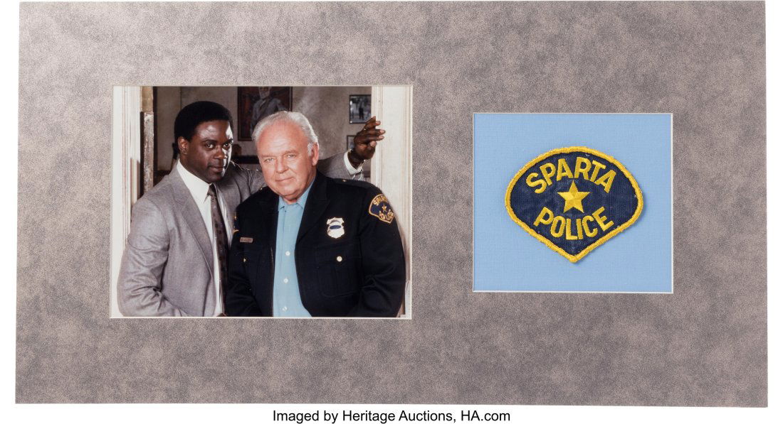 Captain's Patch and General Robert E. Lee Framed: Captain's Patch and General Robert E. Lee Framed Printed Portrait from In the Heat of the Night (CBS TV, 1985-1995). Carroll O'Connor as "Chief William O. 'Bill' G