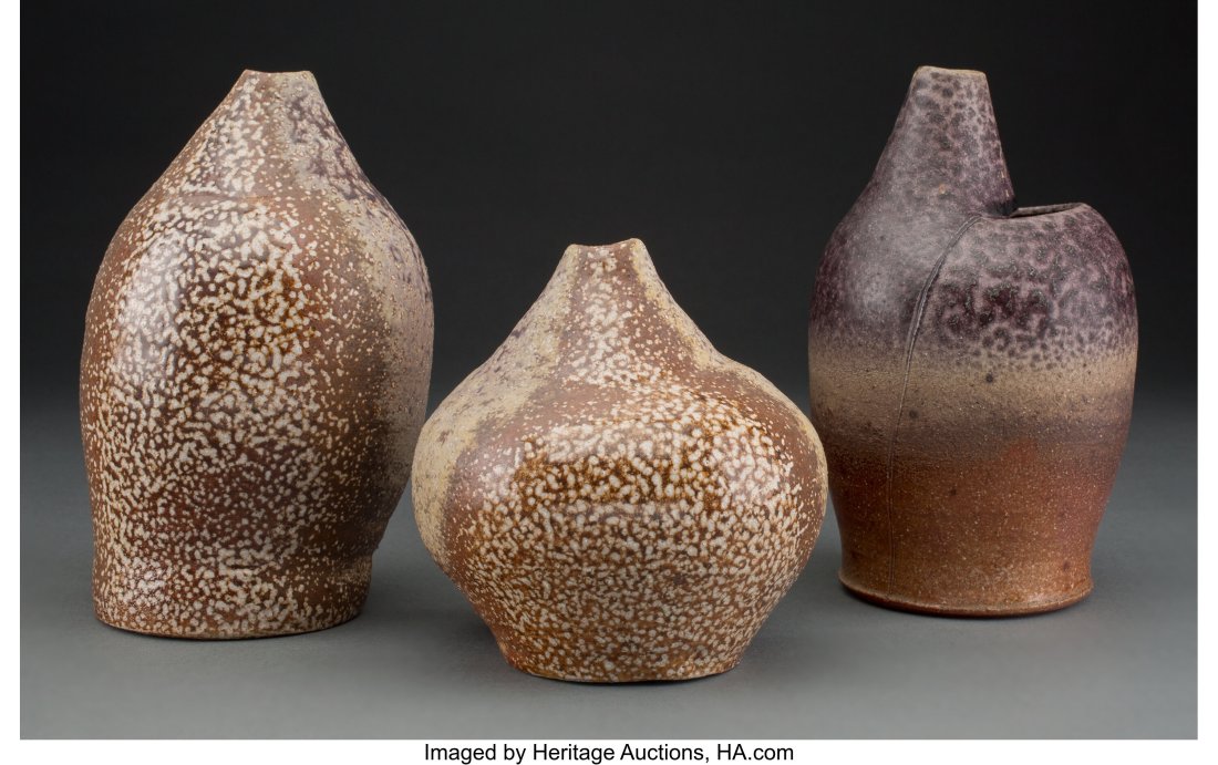Karen Karnes (American, 1925-2016) Three Vessels (1 of 3)