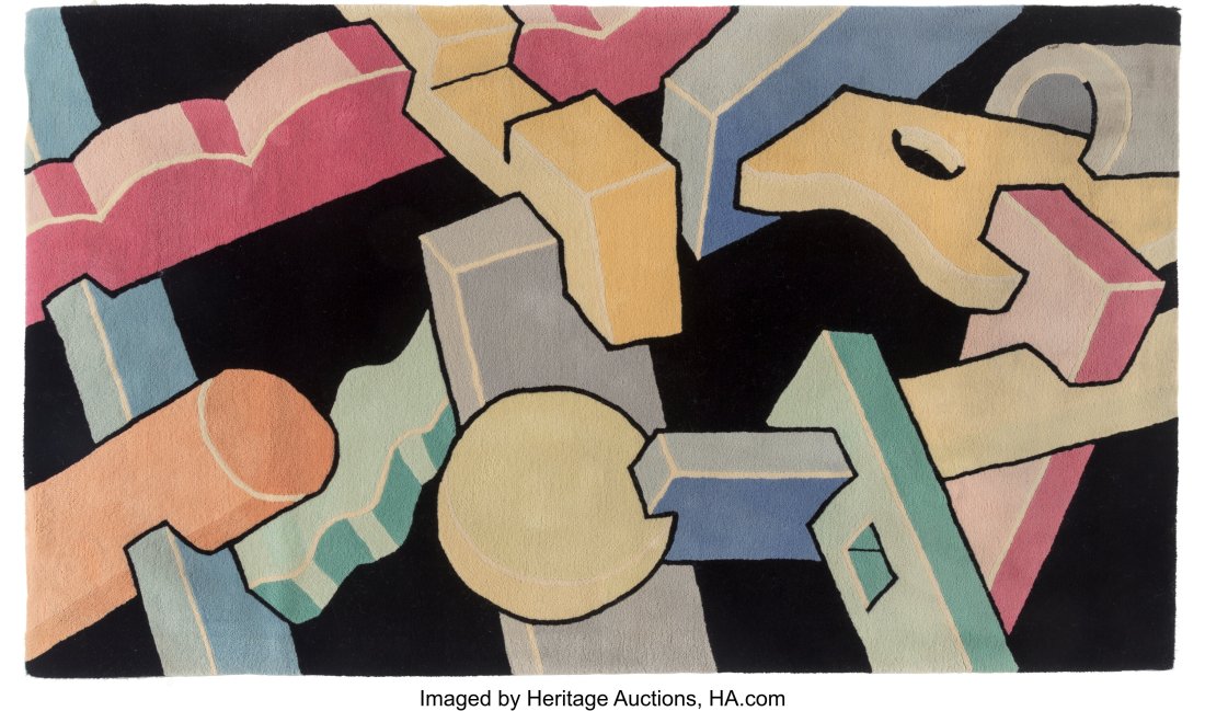 James Irvine (British, 1958-2013) Rug Wool 54 x: James Irvine (British, 1958-2013) Rug Wool 54 x 93 inches (137.2 x 236.2 cm) Applied label to reverse HID03101062020 © 2022 Heritage Auctions | All Ri