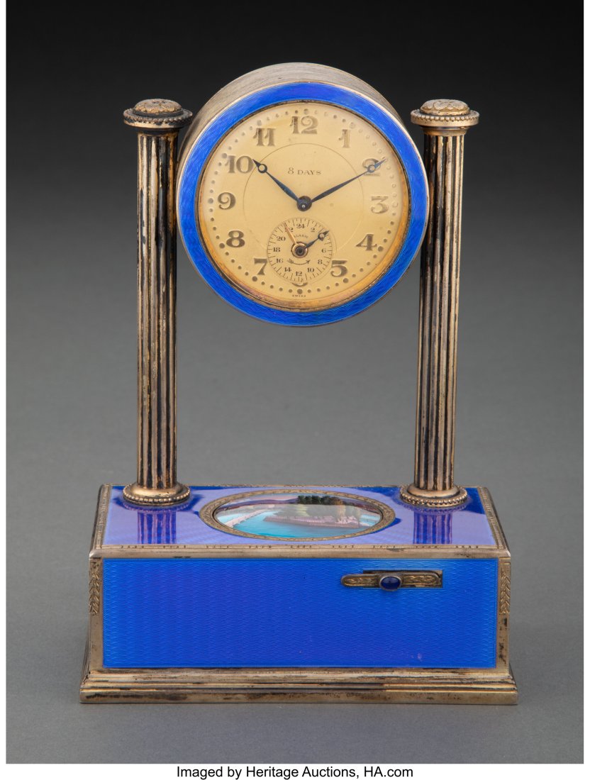 A Charles-Armand Marguerat Guilloché Enamel and (1 of 4)