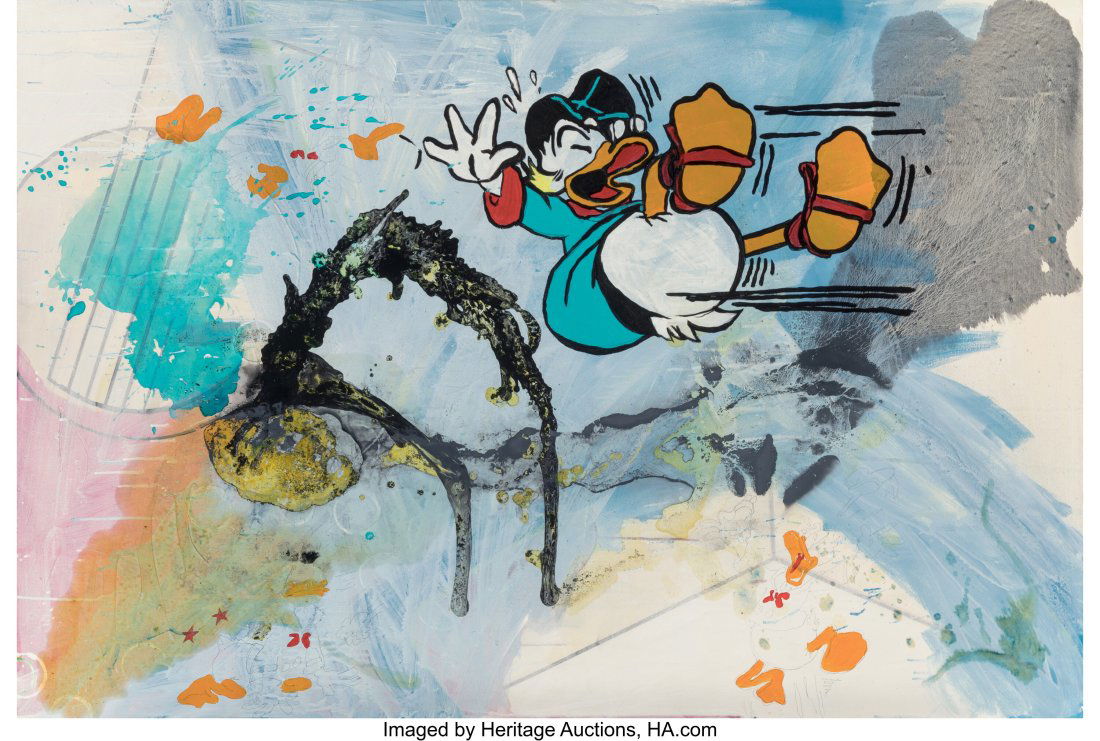 Andreas Diefenbach (b. 1973) Pump Up the Jam, 20: Andreas Diefenbach (b. 1973) Pump Up the Jam, 2003 Mixed media on canvas 41 x 60 inches (104.1 x 152.4 cm) PROVENANCE: Galerie Christian Nagel&comm