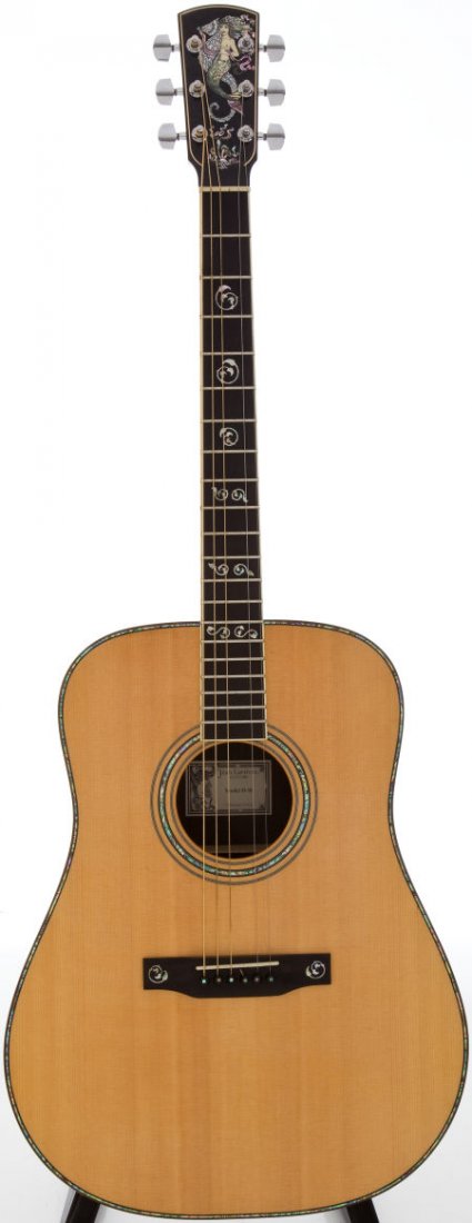 2000s Larrivée D-10 Natural Acoustic Guitar, Ser: 2000s Larrivée D-10 Natural Acoustic Guitar, Serial # 51524. High-end model with extensiv
