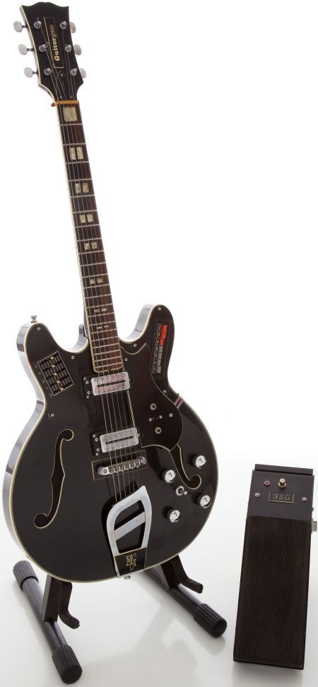 1970s MCI Model B500 Guitorgan Black Semi-Hollow (1 of 1)