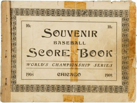 1908 World Series Program (Chicago).: 1908 World Series Program (Chicago). Just the third example of this monumentally scarce p
