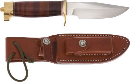 Randall Model 23-4 1/2 Gamemaster Knife with Sca: Randall Model 23-4 1/2 Gamemaster Knife with Scabbard. 4 5/8-inch clip-point blade with s