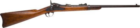 U.S. Springfield Model 1873 Trapdoor Carbine.: U.S. Springfield Model 1873 Trapdoor Carbine. Serial no. 124751, .45-70 caliber, 22-inch