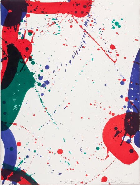 SAM FRANCIS (American, 1923-1994) Composition, 1: SAM FRANCIS (American, 1923-1994)Composition, 1967Color lithograph25 x