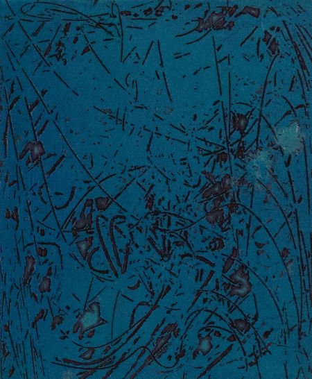 STANLEY WILLIAM HAYTER (British, 1901-1988) Nigh: STANLEY WILLIAM HAYTER (British, 1901-1988) Night Forest (Feuilles Éparsés),&