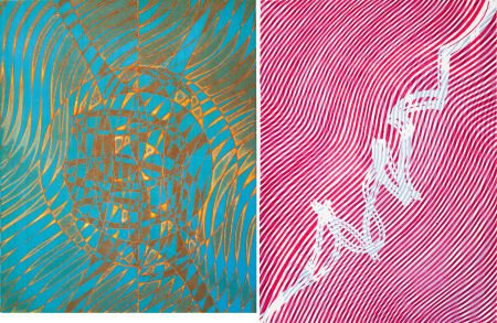 STANLEY WILLIAM HAYTER (British, 1901-1988) Pair: STANLEY WILLIAM HAYTER (British, 1901-1988) Pair: Slip Stream, 1967; Calculus