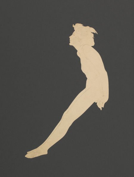 MAXFIELD PARRISH (American, 1870-1966) Dreaming,: MAXFIELD PARRISH (American, 1870-1966)Dreaming, preliminary study for painting