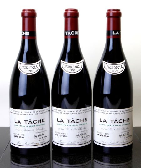 La Tache 1999 Domaine de la Romanee Conti 3lbsl,: La Tache 1999 Domaine de la Romanee Conti 3lbsl, 1ssos, #09892, 0