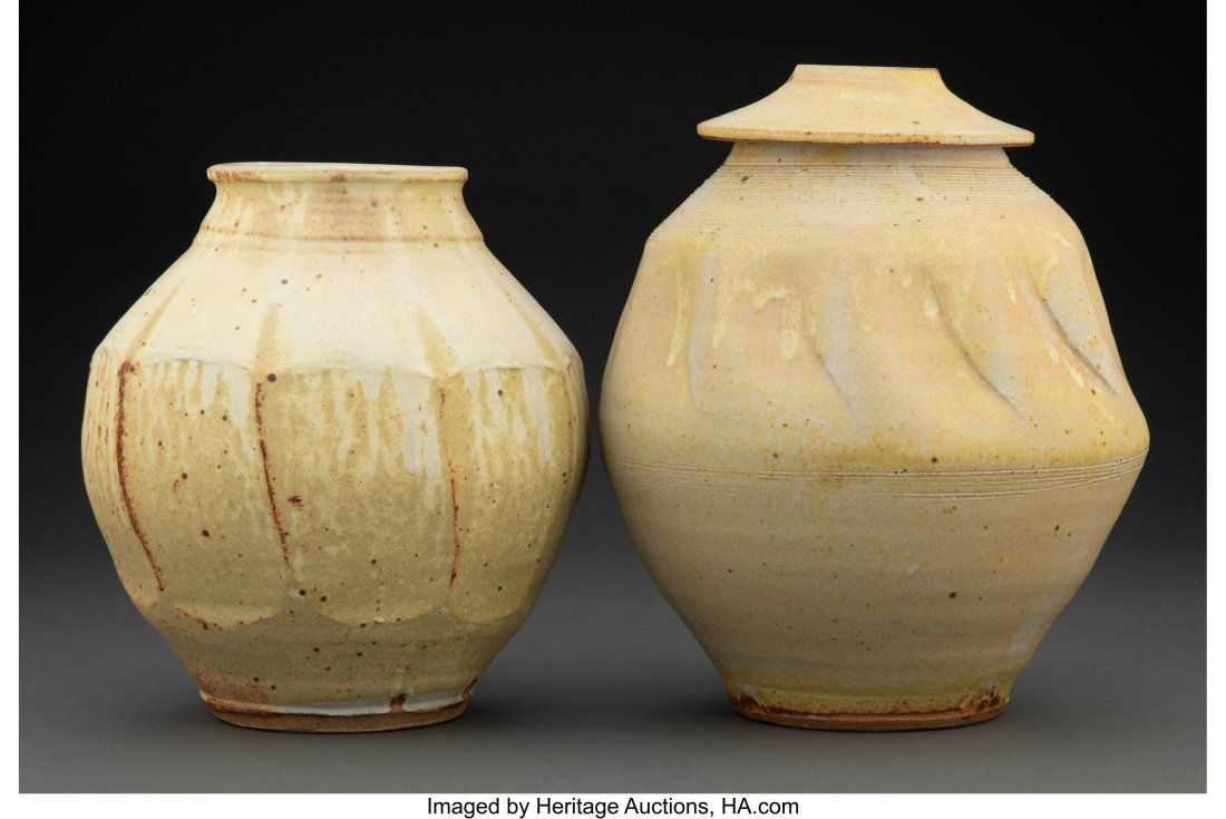 Warren MacKenzie (American, 1924-2018) Two Vesse (1 of 3)