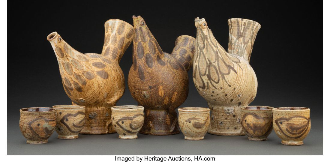 Frances Senska (American, 1914-2009) Three Bird (1 of 5)