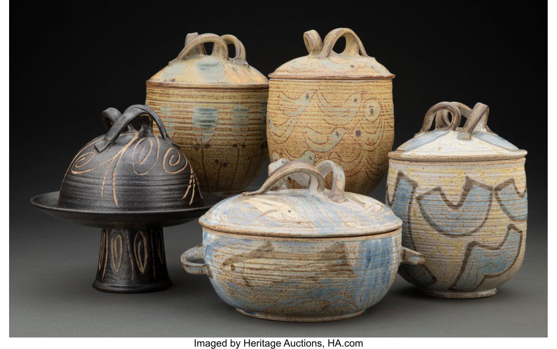 Frances Senska (American, 1914-2009) Five Covere (1 of 5)