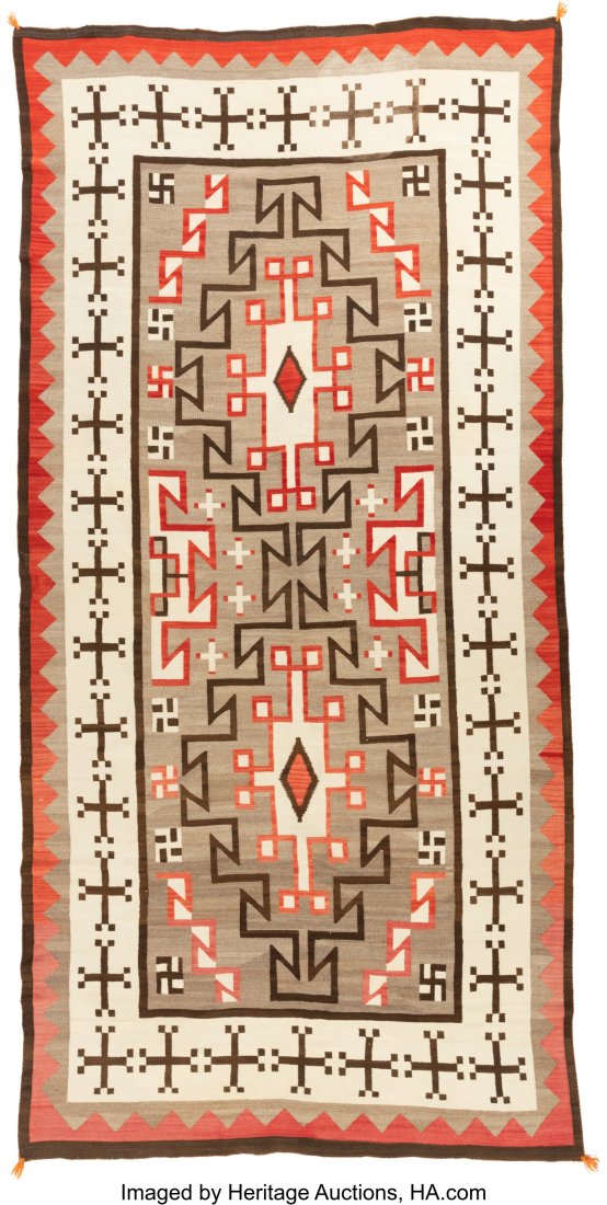 A Large Navajo Regional Rug   Crystal c. 1930  n (1 of 2)