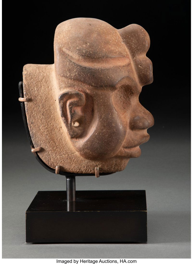 A Veracruz Stone tenon or hacha  Mesoamerica, Po (1 of 5)