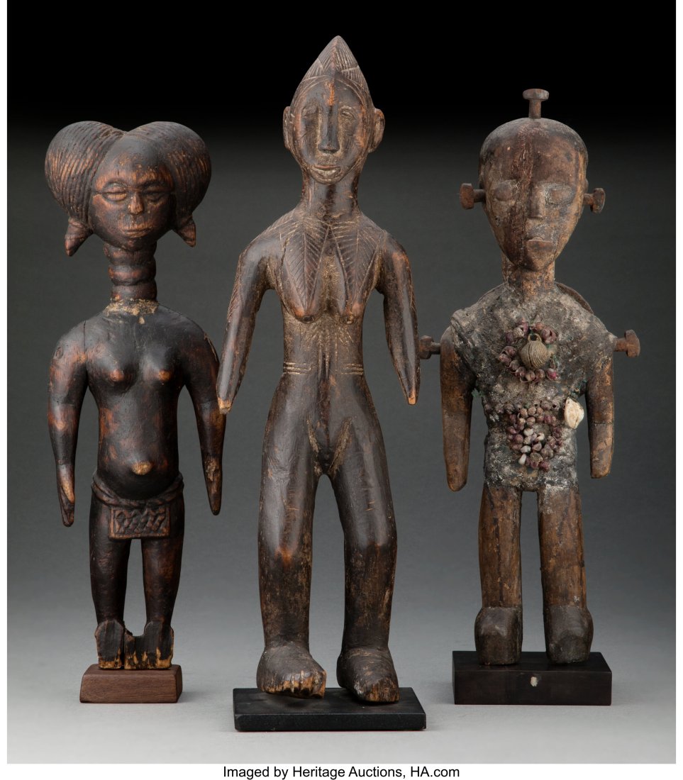 Three West African Figures  First half of the 20 (1 of 4)