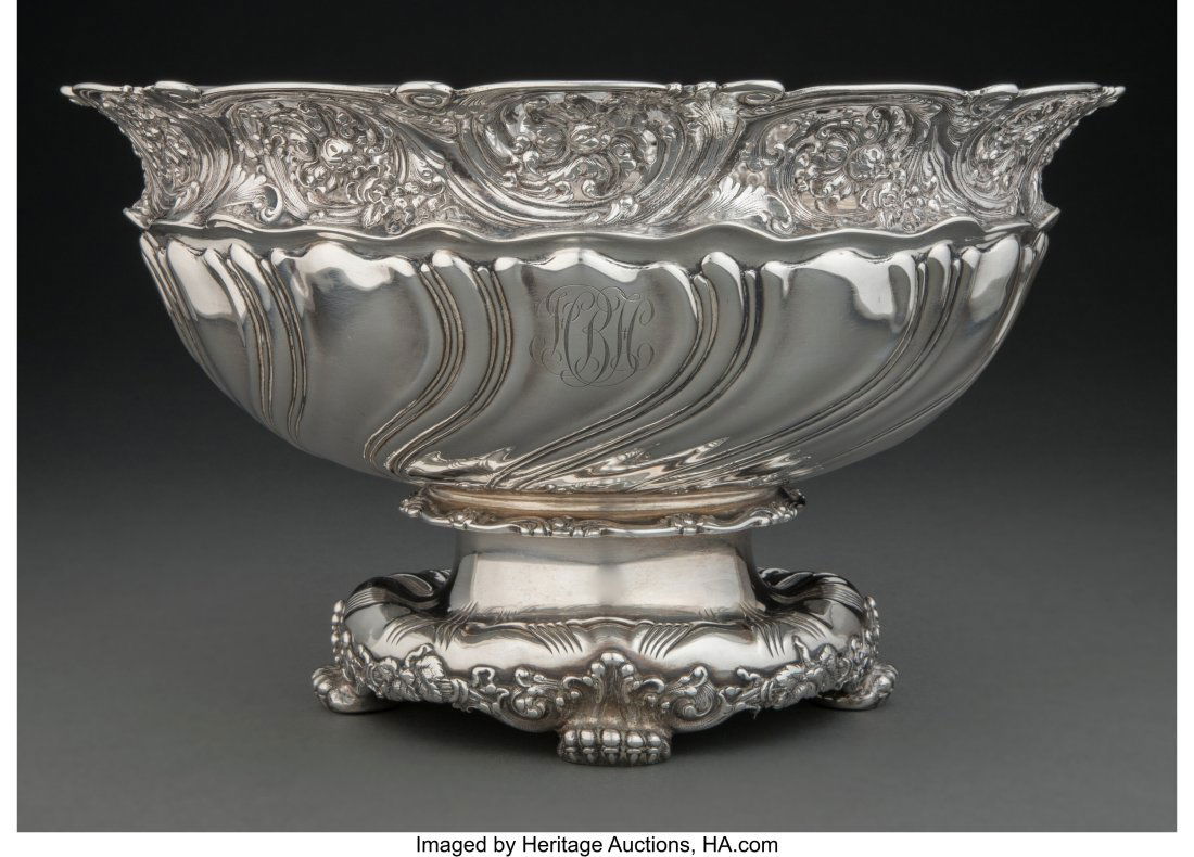 A Tiffany & Co. Silver Footed Centerpiece Bowl, (1 of 5)