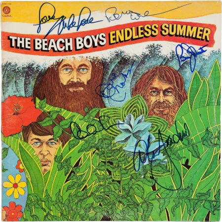 Beach Boys Band-Signed Endless Summer Album (Cap: Beach Boys Band-Signed Endless Summer Album (Capitol SVBB-1