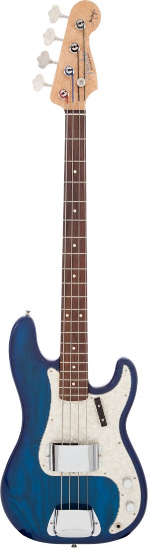 Moody Blues Band-Signed Fender Custom Shop 1996 : Moody Blues Band-Signed Fender Custom Shop 1996 John Lodge Edition Precision Bass, Number 9 of 20.