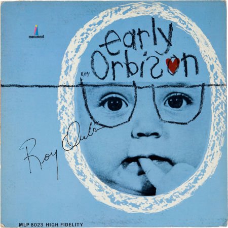 Roy Orbison Autographed Early Orbison LP (Monume: Roy Orbison Autographed Early Orbison LP (Monument 8023, 1964). The great singer from the
