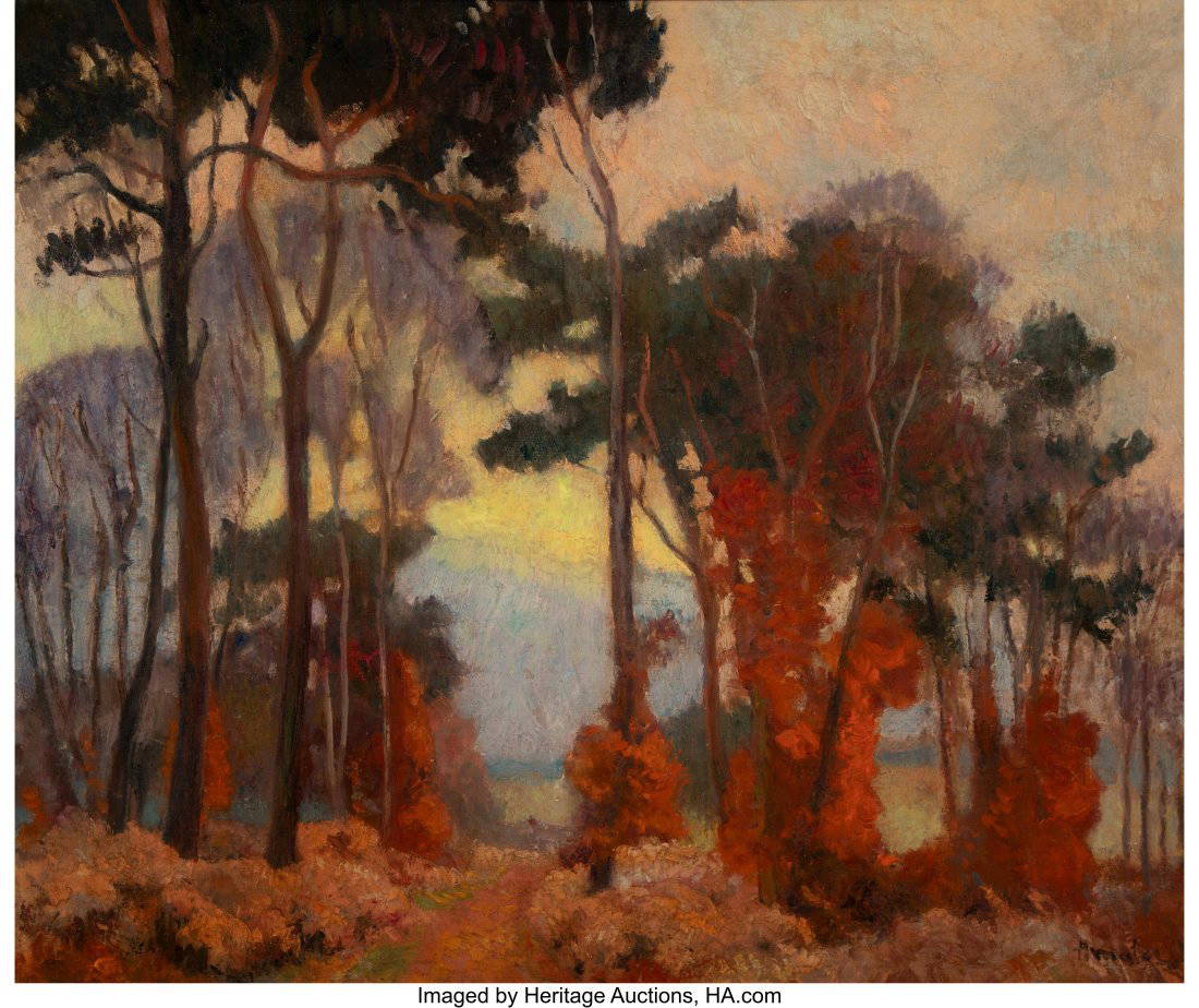 27081 Albert Malet (french, 19121986) Forêt En Autom Auction