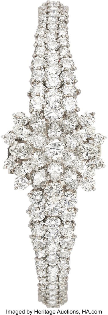 Movado Diamond, Platinum Covered Dial Watch  Cas (1 of 2)