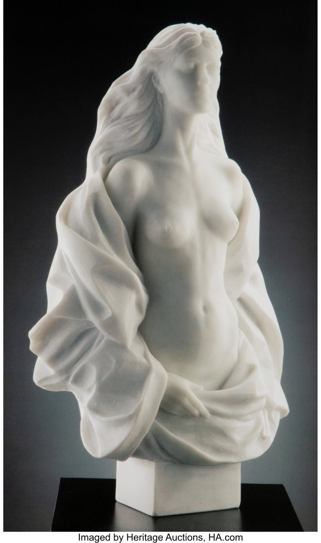 Frederick Hart (American, 1943-1999) Fidelia, 20: Frederick Hart (American, 1943-1999) Fidelia, 2006 Marble 24 x 14-7/8 x 7-1/8 inches (61.0 x 37.8 x 18.1 cm) Ed. 1/1 Signed and