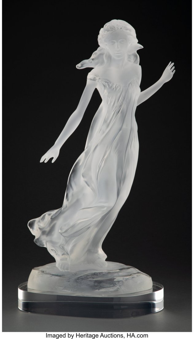 Frederick Hart (American, 1943-1999) Hope, 2001: Frederick Hart (American, 1943-1999) Hope, 2001 Clear acrylic resin 25 x 12-5/8 x 8-5/8 inches (63.5 x 32.0 x 22.0 cm) Foundry Proof Signed