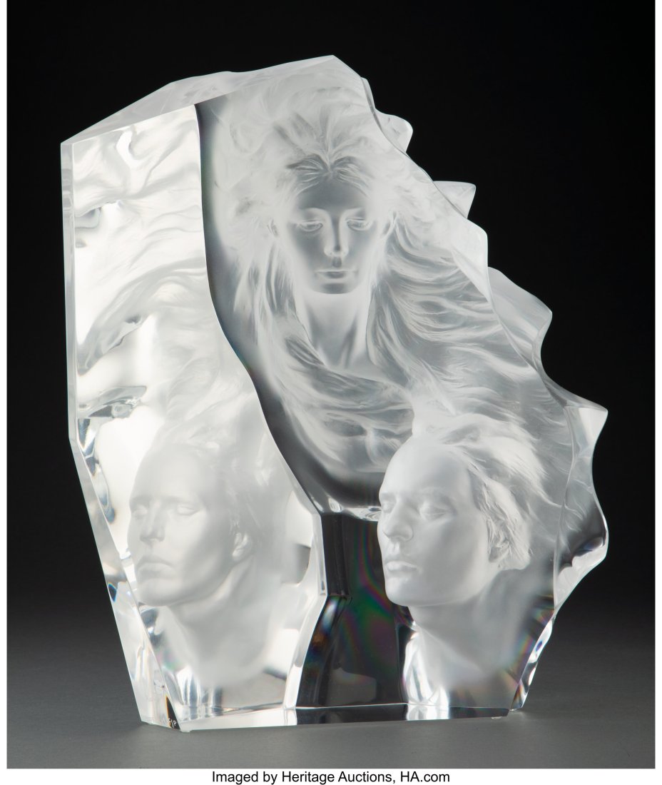 Frederick Hart (American, 1943-1999) Appassionat: Frederick Hart (American, 1943-1999) Appassionata, 2000 Clear acrylic resin 16-1/4 x 23 x 13 inches (41.2 x 58.4 x 33.0 cm) Foundry Proof Signe