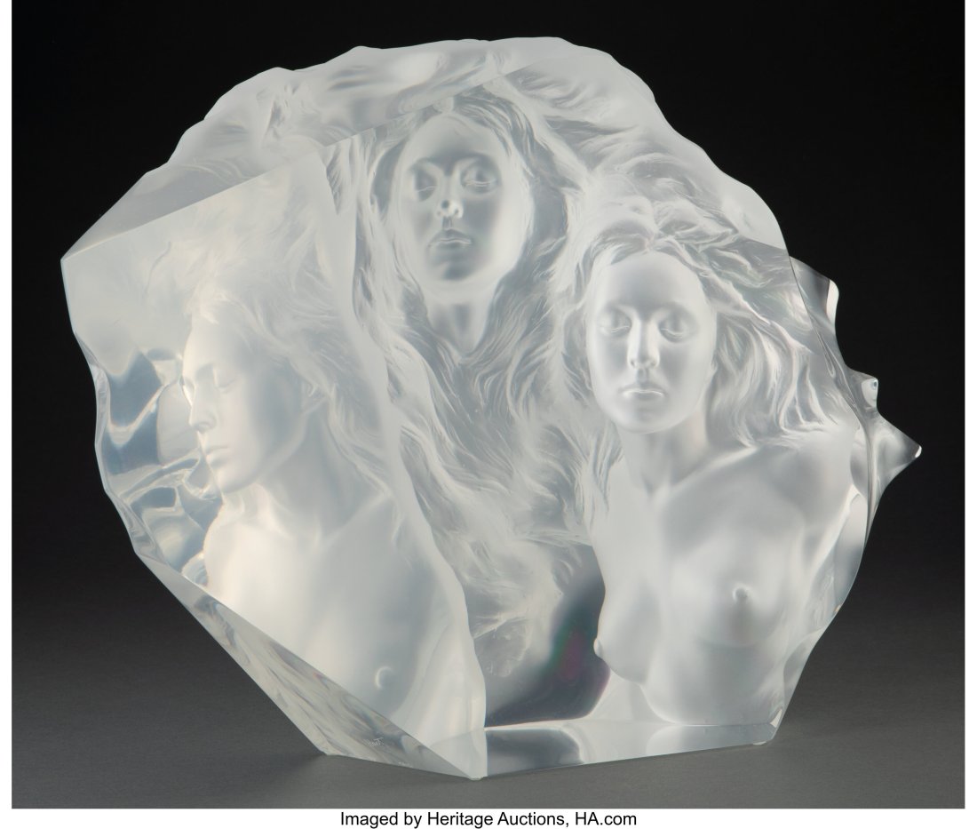 Frederick Hart (American, 1943-1999) Counterpoin: Frederick Hart (American, 1943-1999) Counterpoint, 1997 Clear acrylic resin 15 x 20-3/4 x 8-1/4 inches (38.1 x 52.8 x 21.0 cm) Foundry Proo