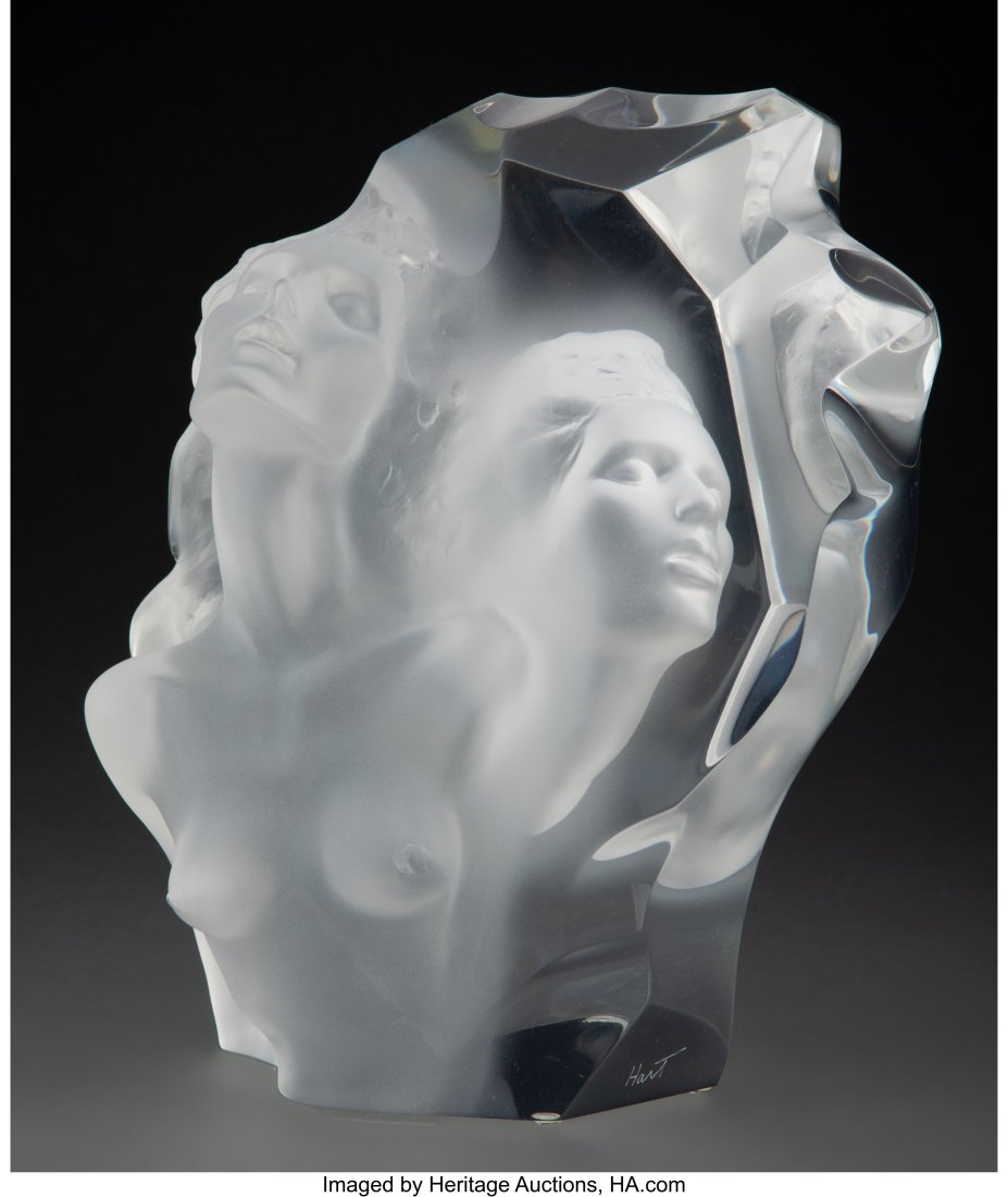 Frederick Hart (American, 1943-1999) Spirit Song: Frederick Hart (American, 1943-1999) Spirit Song, 2003 Clear acrylic resin 10-3/8 x 9-1/2 x 9 inches (26.3 x 24.0 x 23.0 cm) Foundry Proof