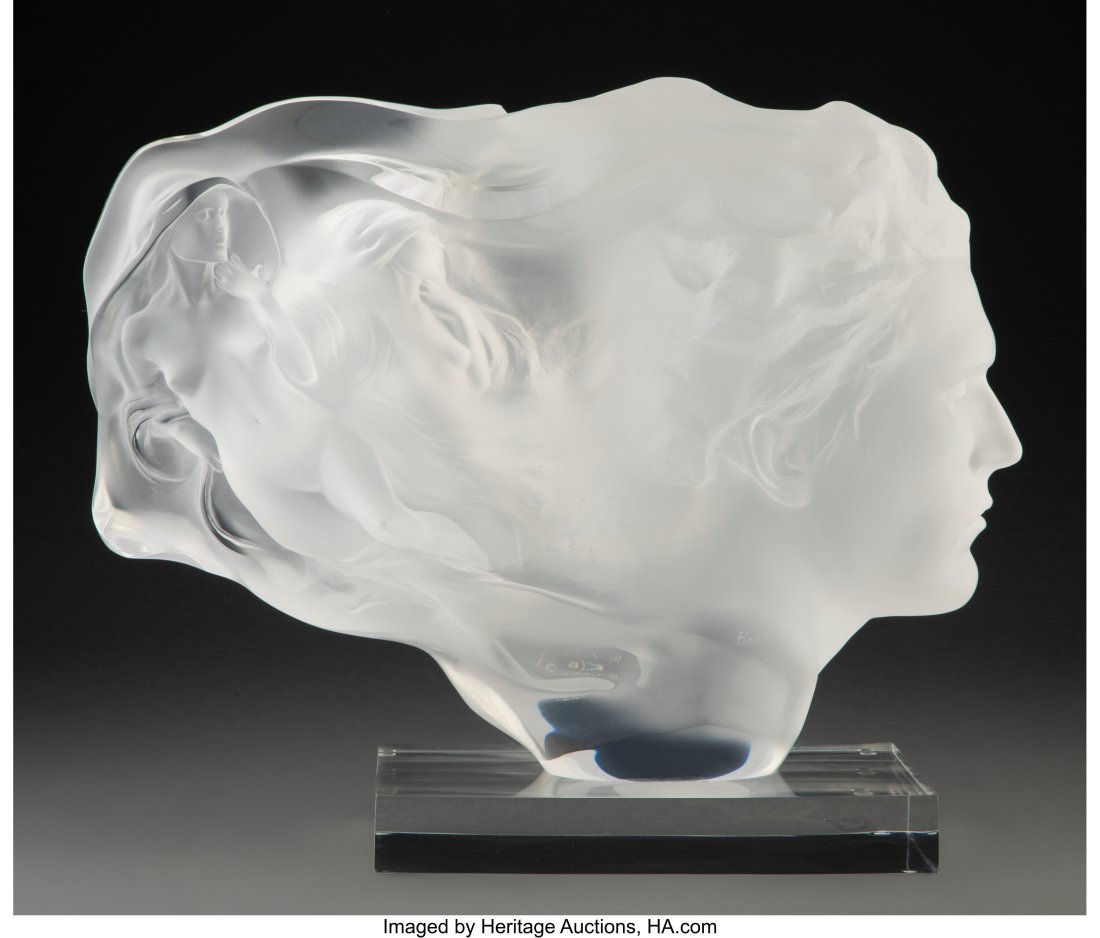 Frederick Hart (American, 1943-1999) Reverie, 19: Frederick Hart (American, 1943-1999) Reverie, 1995 Clear acrylic resin 14-1/2 x 6-3/4 x 17-3/4 inches (36.8 x 17.0 x 45.1 cm) Foundry P