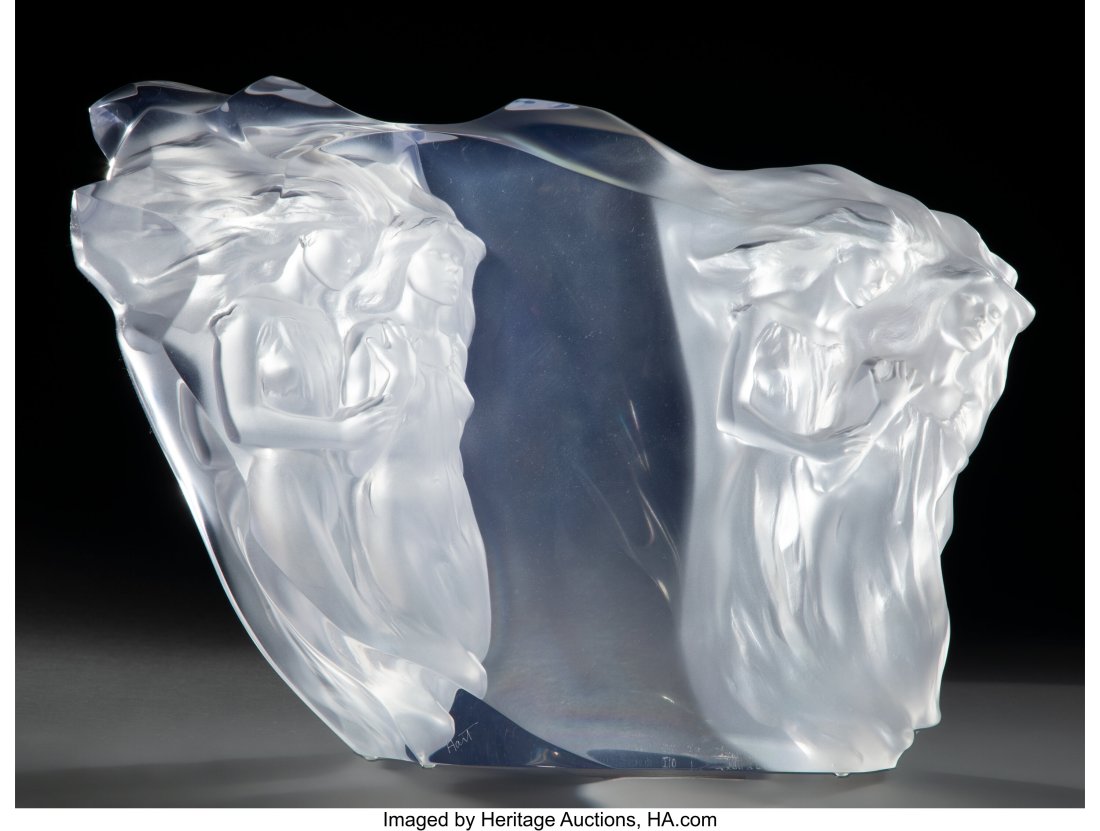 Frederick Hart (American, 1943-1999) Illuminata: Frederick Hart (American, 1943-1999) Illuminata II, 1998 Clear acrylic resin 13 x 18 x 5 inches (33.0 x 45.7 x 12.7 cm) Foundry Proof Signed:
