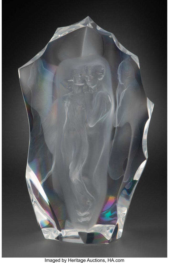Frederick Hart (American, 1943-1999) Illuminata: Frederick Hart (American, 1943-1999) Illuminata III, 1999 Clear acrylic resin 16-1/2 x 10 x 6-1/2 inches (41.9 x 25.4 x 16.5 cm) Foundry Pr