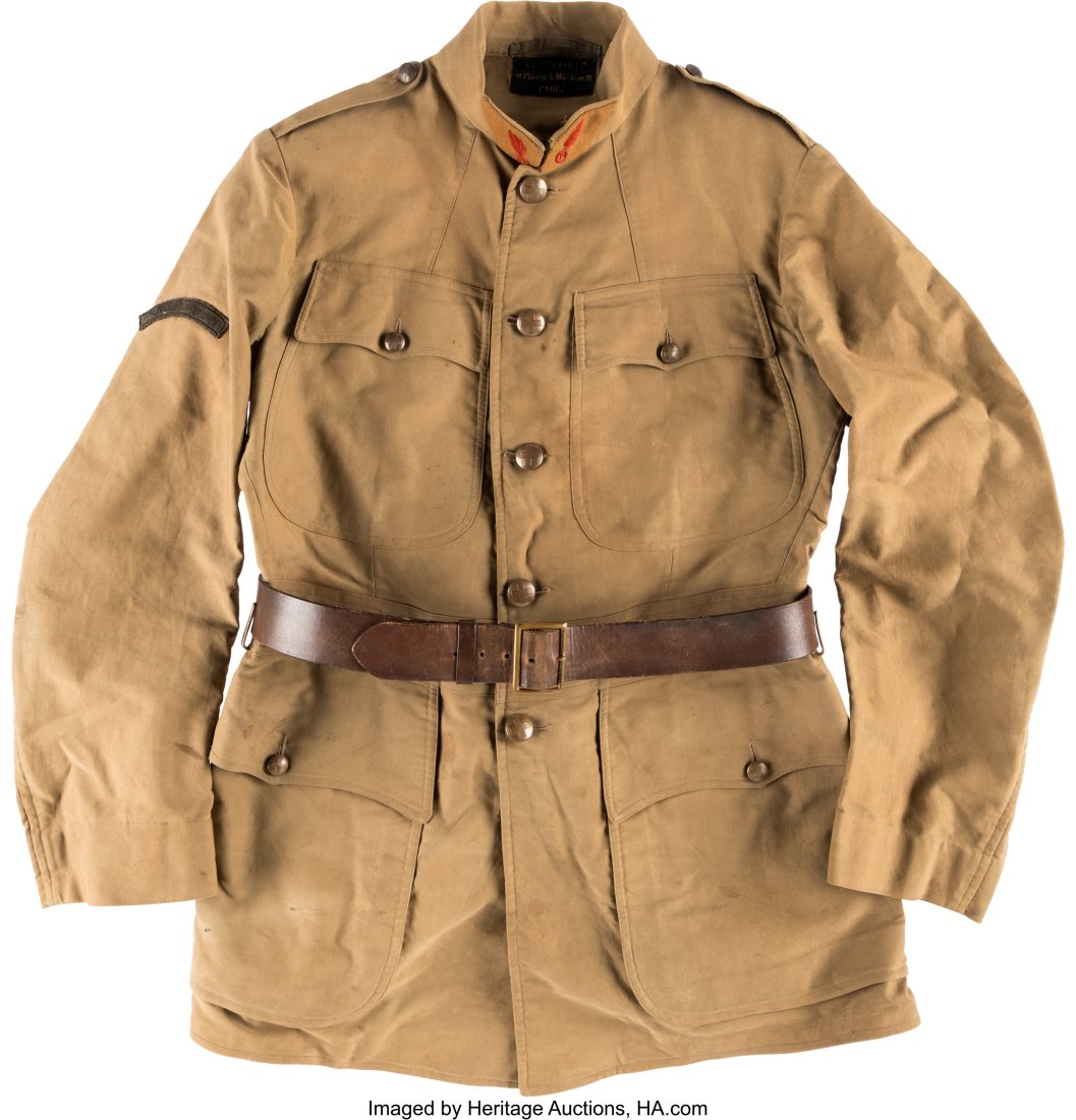 WWI American Ambulance Driver Paris-Tailored Tun: WWI American Ambulance Driver Paris-Tailored Tunic Belonging to Roger Griswold. Roger Griswold was born in Cambridge, Massachusetts on May 9, 1892. He graduated from Harvard