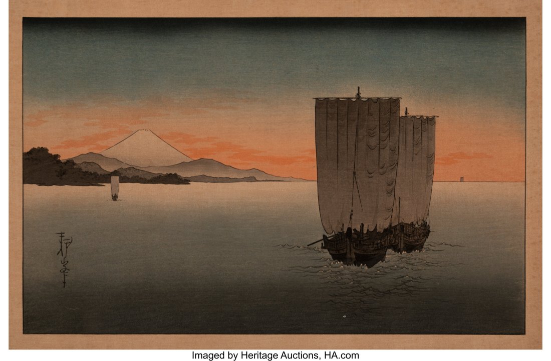 Japanese School (19th & 20th Century) Group of E (1 of 5)