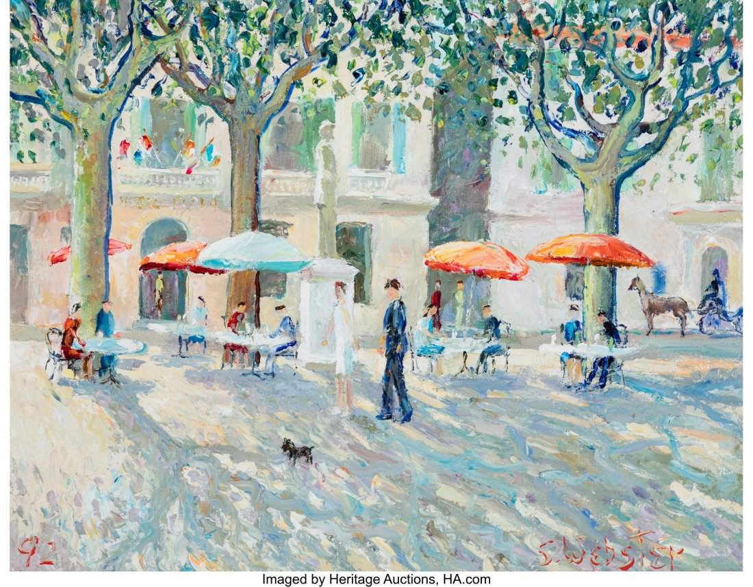 Stokely Webster (American, 1912-2001) Place du F (1 of 3)