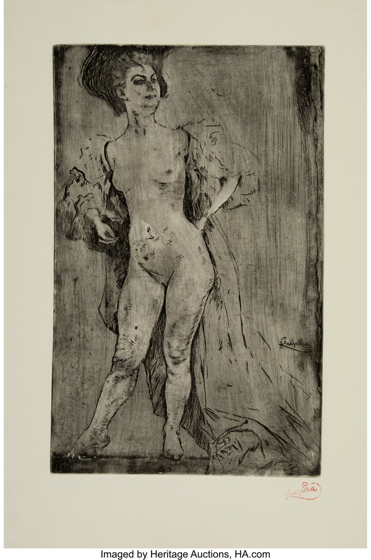 František Kupka (Czech, 1871-1957) Femme, 1906 : František Kupka (Czech, 1871-1957) Femme, 1906 Etching on Arches paper 22 x 15 inches (55.9 x 38.1 cm) (sheet) Stamped in red ink, 
